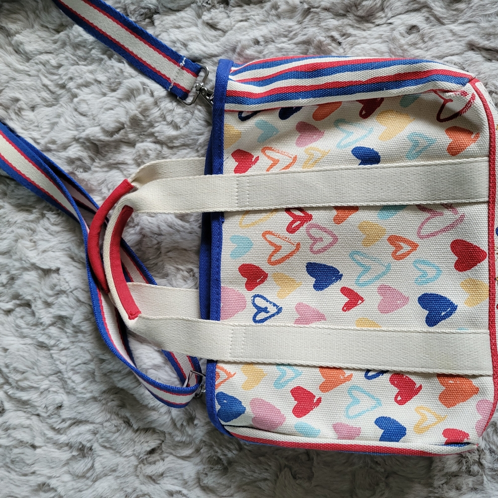Colorful Heart Pattern Women's Bag